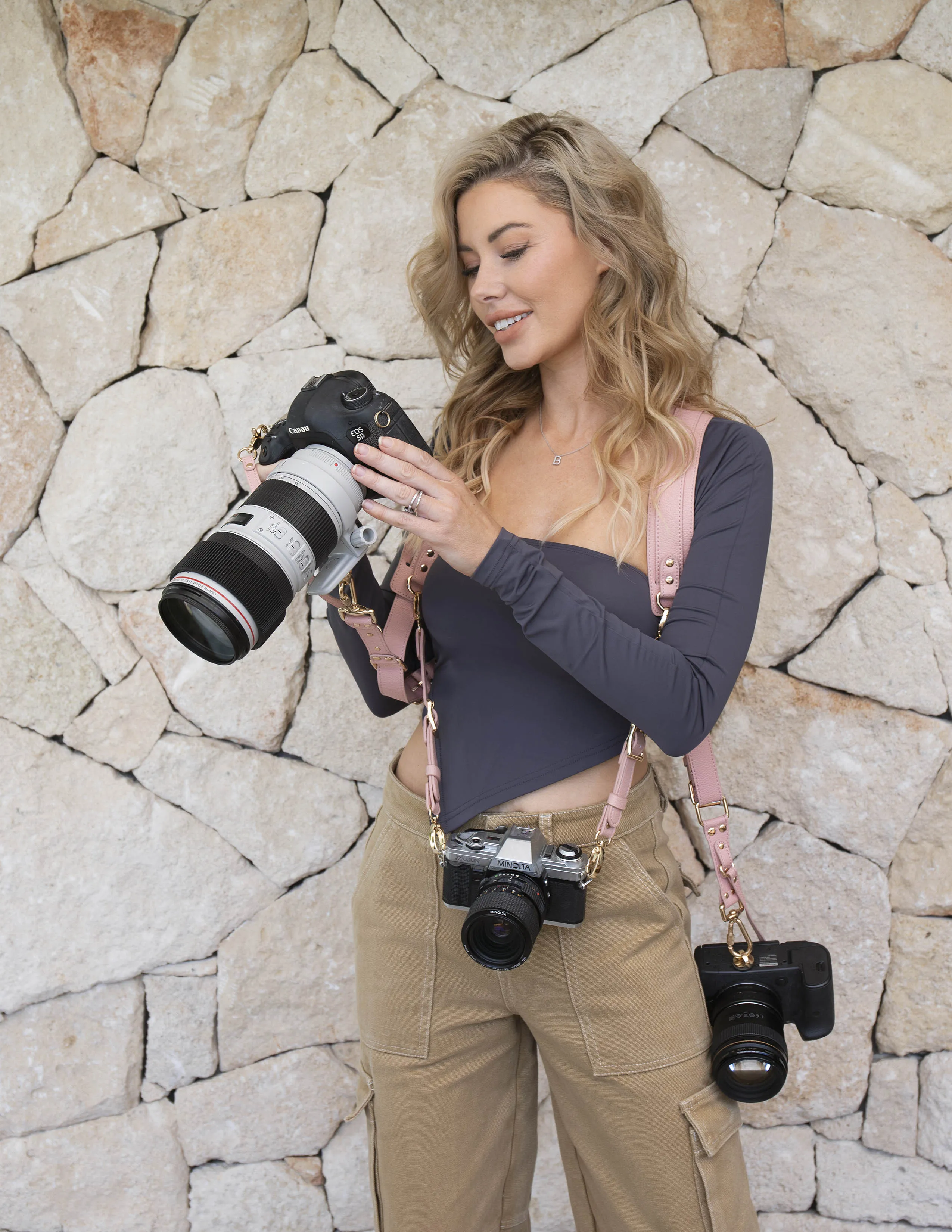 The Halo Dual Camera Harness