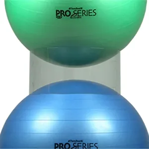 THERABAND Exercise and Stability Ball Stackers for Storage of Stability Balls, Exercise Balls, Yoga and Pilates Balls, Physical Therapy Equipment, Training Equipment, Fitness Class Equipment, Set of 3