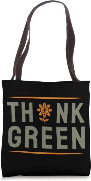 Think Green Eco-Friendly Plant-Lover’s Sustainable Living Tote Bag