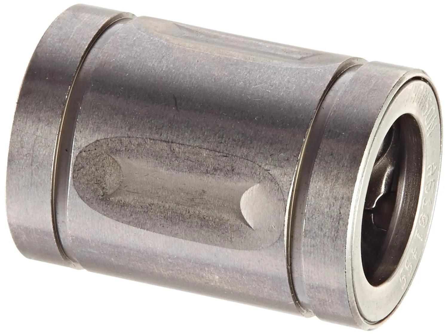 Thomson A61014SS Ball Bushing Bearing, Closed Type, Precision, 440C Stainless Steel, Inch, 440C Stainless Steel, 5/8" OD, 7/8" Length