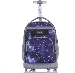 Tilami Rolling Backpack 19 inch Wheeled Boys Girls Travel School Student Trip…