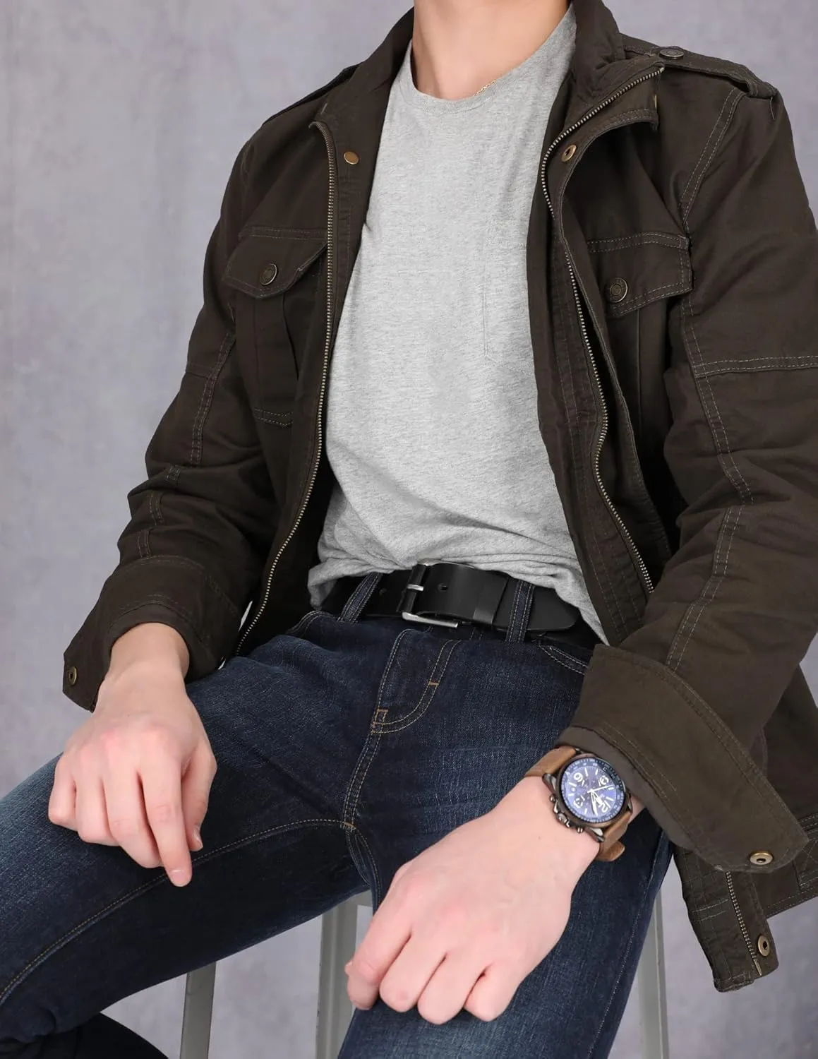 Timberland Men's Casual Classic Everyday Leather Belt