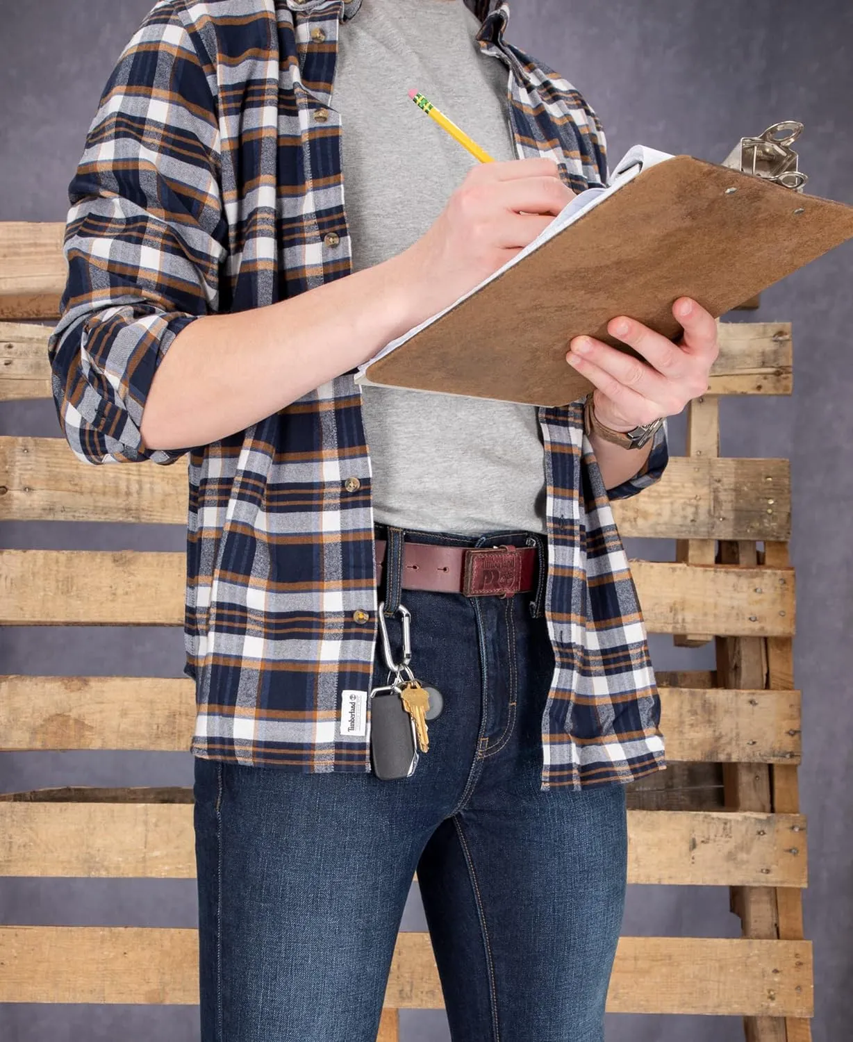 Timberland PRO Men's No-Scratch No Buckle Mechanic Belt