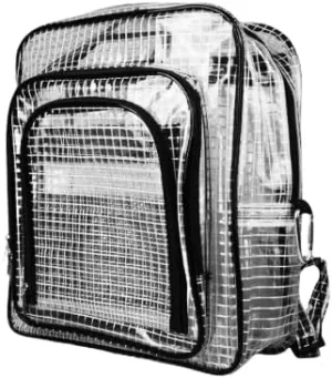 Tool Backpack, Cleanroom Accessories Professional Heavy Duty Storage Organizer Mesh Transparent Bag for Engineer Electrician, Anti-Static Full Clear Backpack for Electrician, Engineer ﻿ (B)