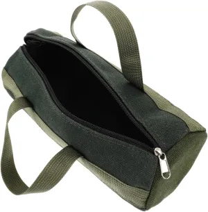 Tool Organizer Pouch Hand Strap Canvas Tool Bag for Tent Pegs Wrenches