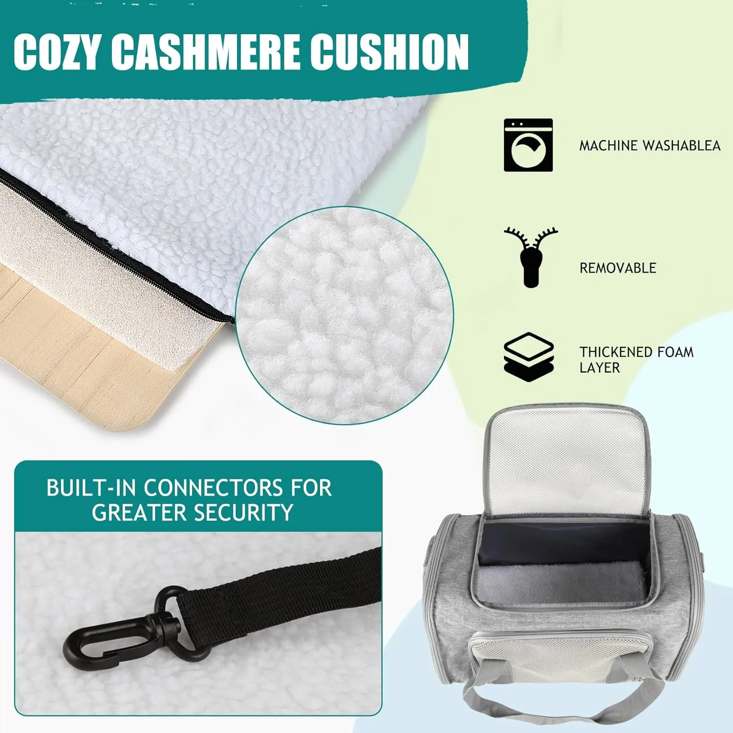 Top tasta Dog Cat Carrier Pet Carriers for Small Medium Large Cats Dogs Carrier Soft Sided Small Puppy Dog Carrier Portable Foldable Airline Approved Dog Cat Travel Carrier Grey Medium