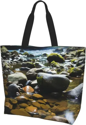 Tote Bag for Women Grocery Bag Reusable Shopping Bag Succulent Plant Handbag Foldable Shoulder Bag