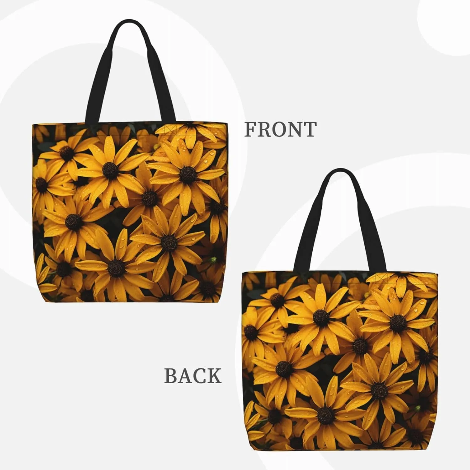 Tote Bag for Women Grocery Bag Reusable Shopping Bag Succulent Plant Handbag Foldable Shoulder Bag