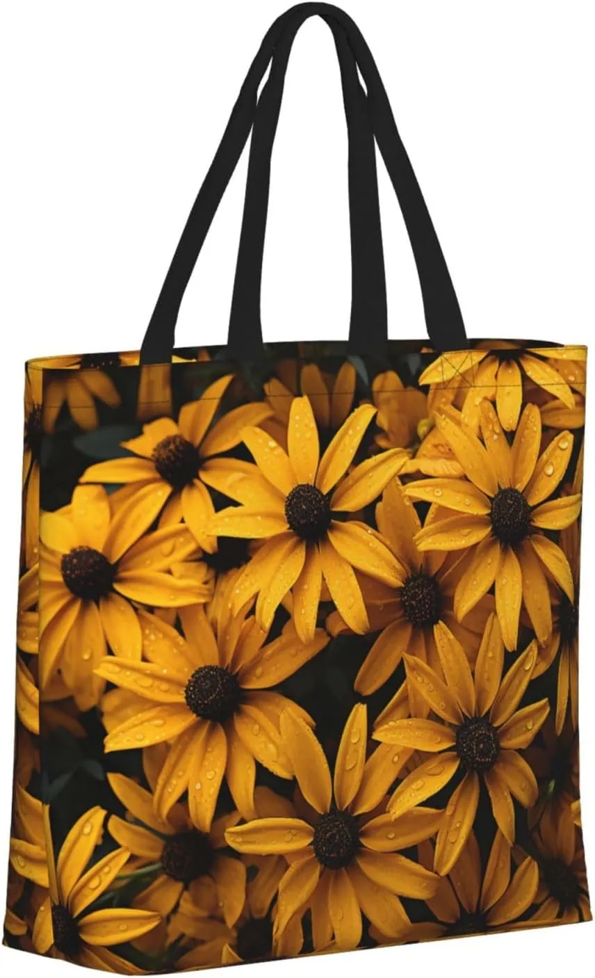 Tote Bag for Women Grocery Bag Reusable Shopping Bag Succulent Plant Handbag Foldable Shoulder Bag