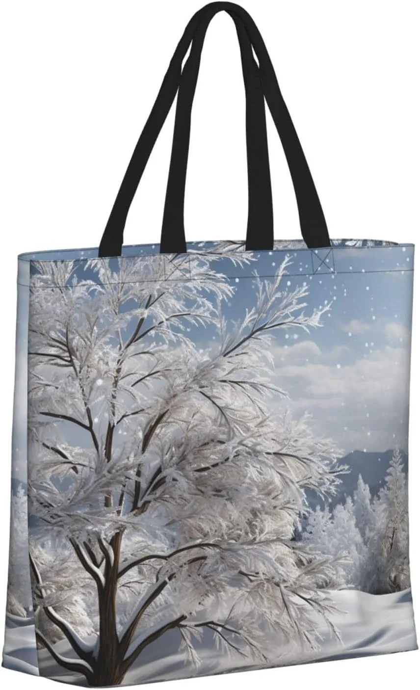 Tote Bag for Women Grocery Bag Reusable Shopping Bag Succulent Plant Handbag Foldable Shoulder Bag