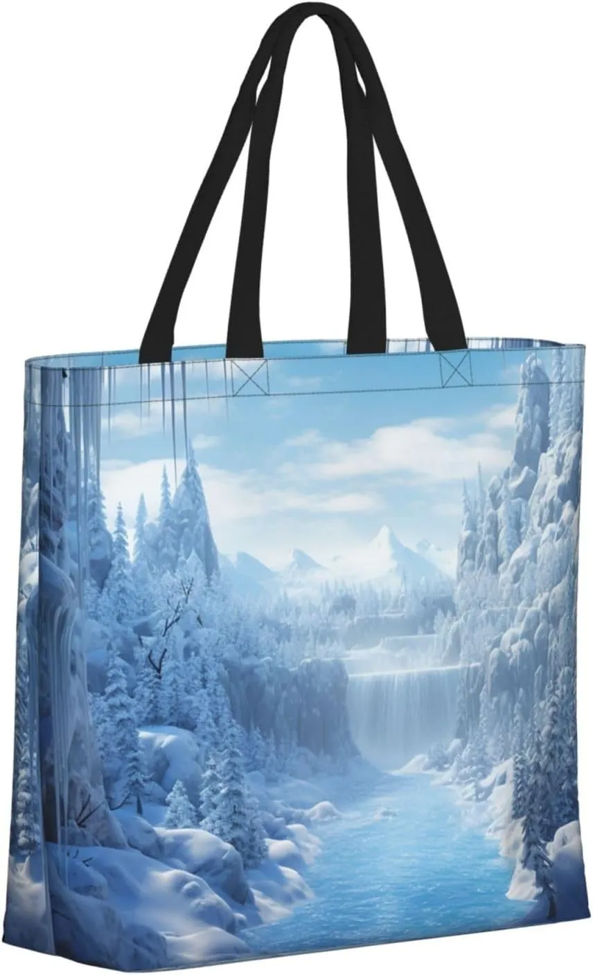 Tote Bag for Women Grocery Bag Reusable Shopping Bag Succulent Plant Handbag Foldable Shoulder Bag