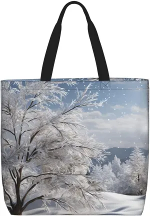 Tote Bag for Women Grocery Bag Reusable Shopping Bag Succulent Plant Handbag Foldable Shoulder Bag