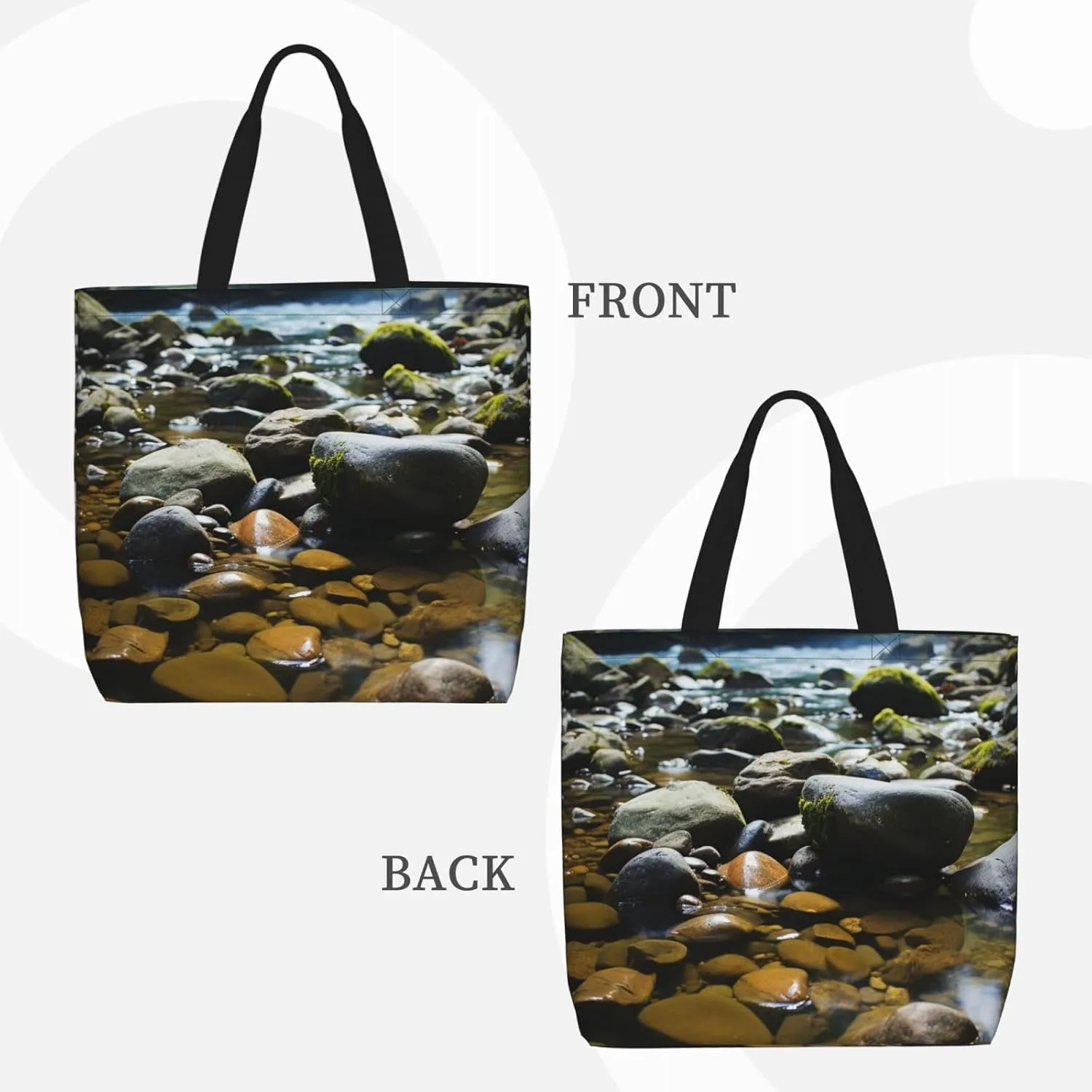 Tote Bag for Women Grocery Bag Reusable Shopping Bag Succulent Plant Handbag Foldable Shoulder Bag