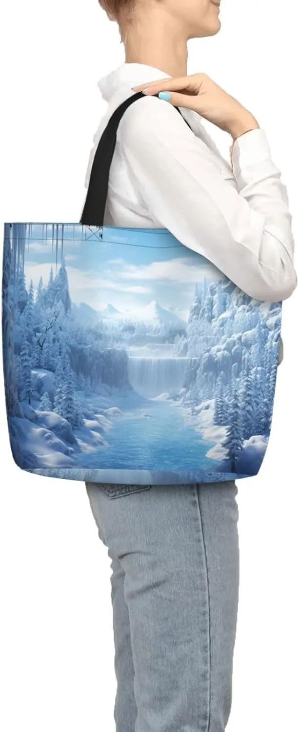 Tote Bag for Women Grocery Bag Reusable Shopping Bag Succulent Plant Handbag Foldable Shoulder Bag