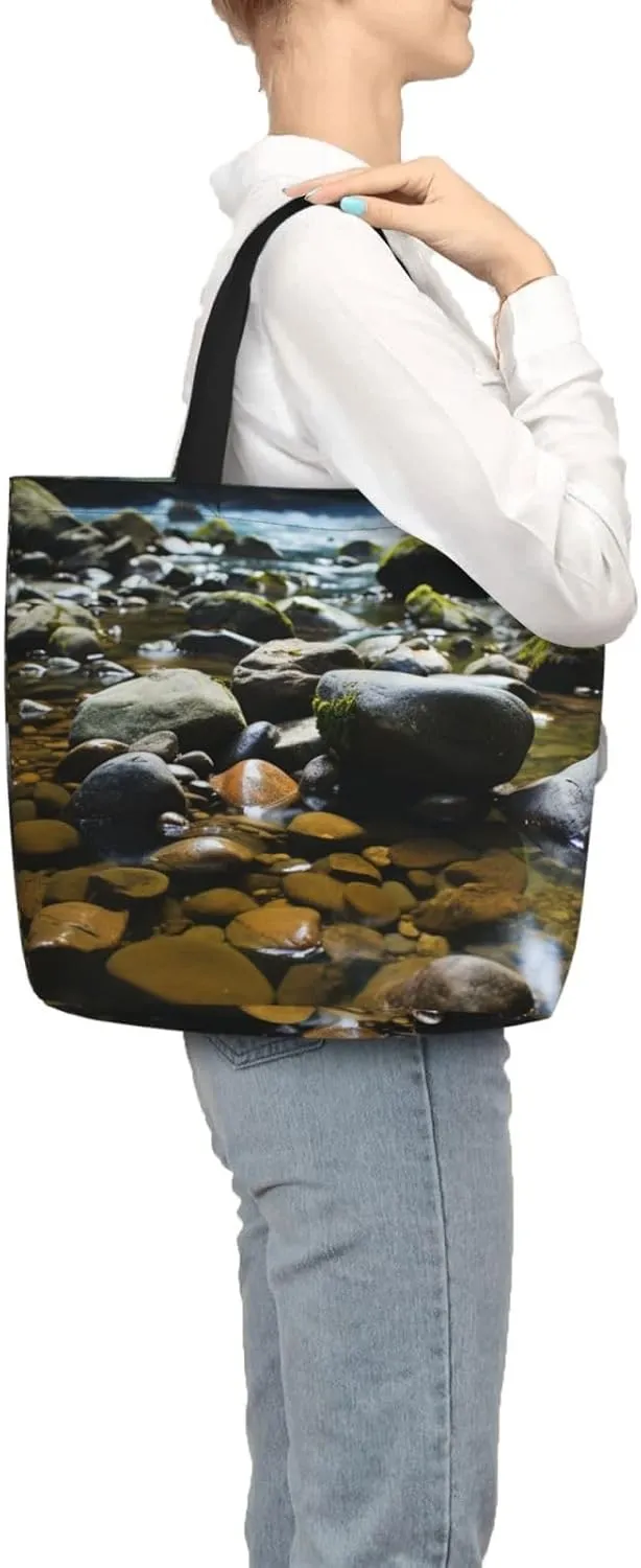 Tote Bag for Women Grocery Bag Reusable Shopping Bag Succulent Plant Handbag Foldable Shoulder Bag