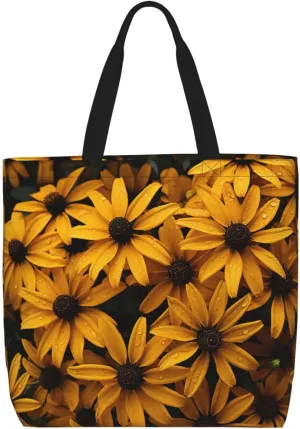 Tote Bag for Women Grocery Bag Reusable Shopping Bag Succulent Plant Handbag Foldable Shoulder Bag