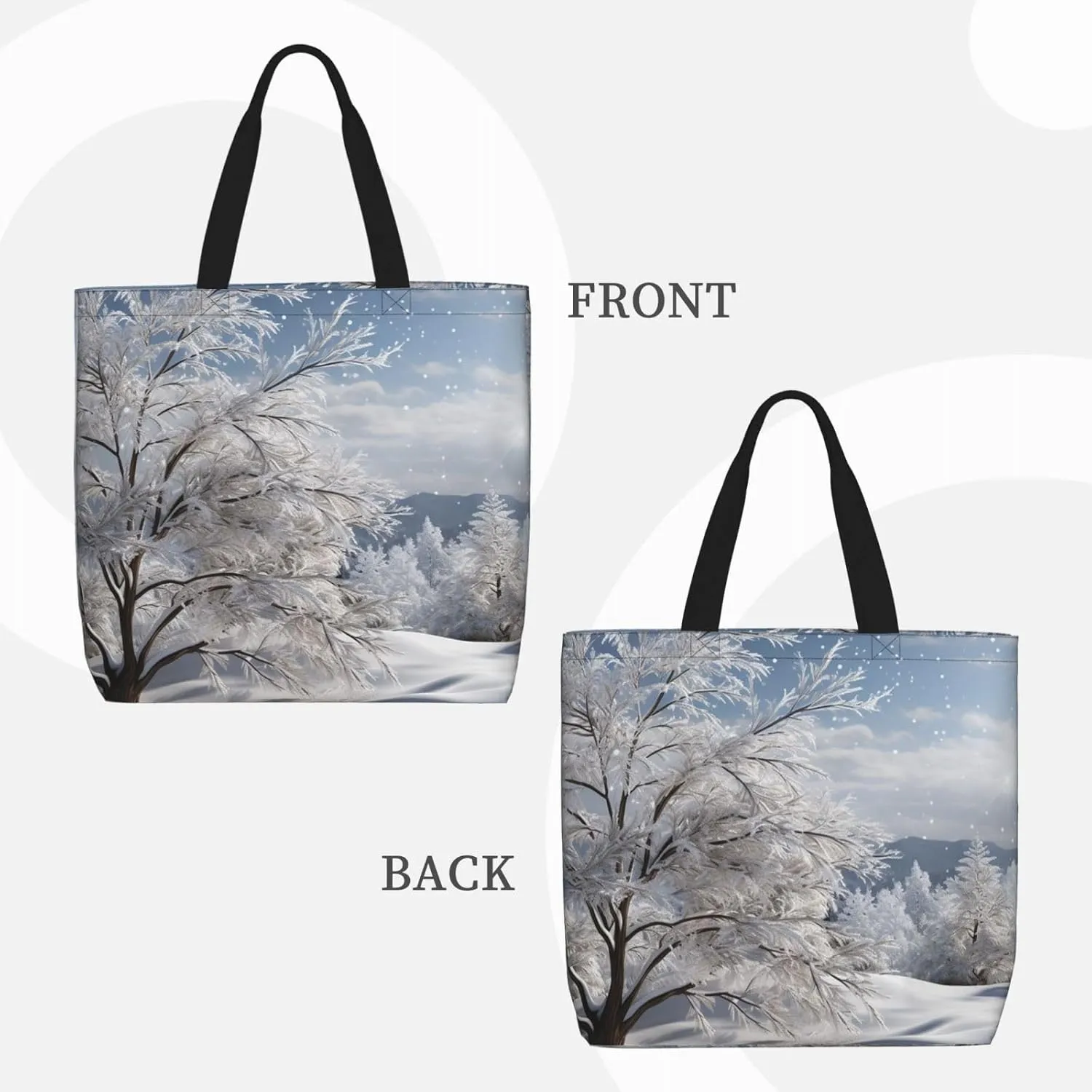 Tote Bag for Women Grocery Bag Reusable Shopping Bag Succulent Plant Handbag Foldable Shoulder Bag