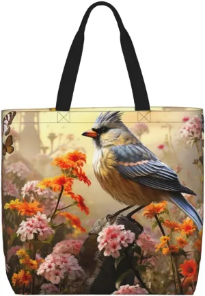 Tote Bag for Women Grocery Bag Reusable Shopping Bag Succulent Plant Handbag Foldable Shoulder Bag