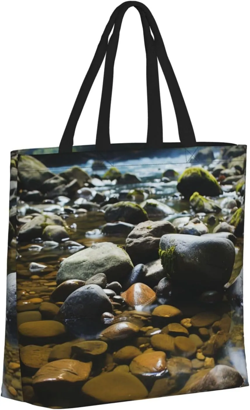 Tote Bag for Women Grocery Bag Reusable Shopping Bag Succulent Plant Handbag Foldable Shoulder Bag