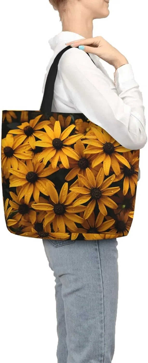 Tote Bag for Women Grocery Bag Reusable Shopping Bag Succulent Plant Handbag Foldable Shoulder Bag
