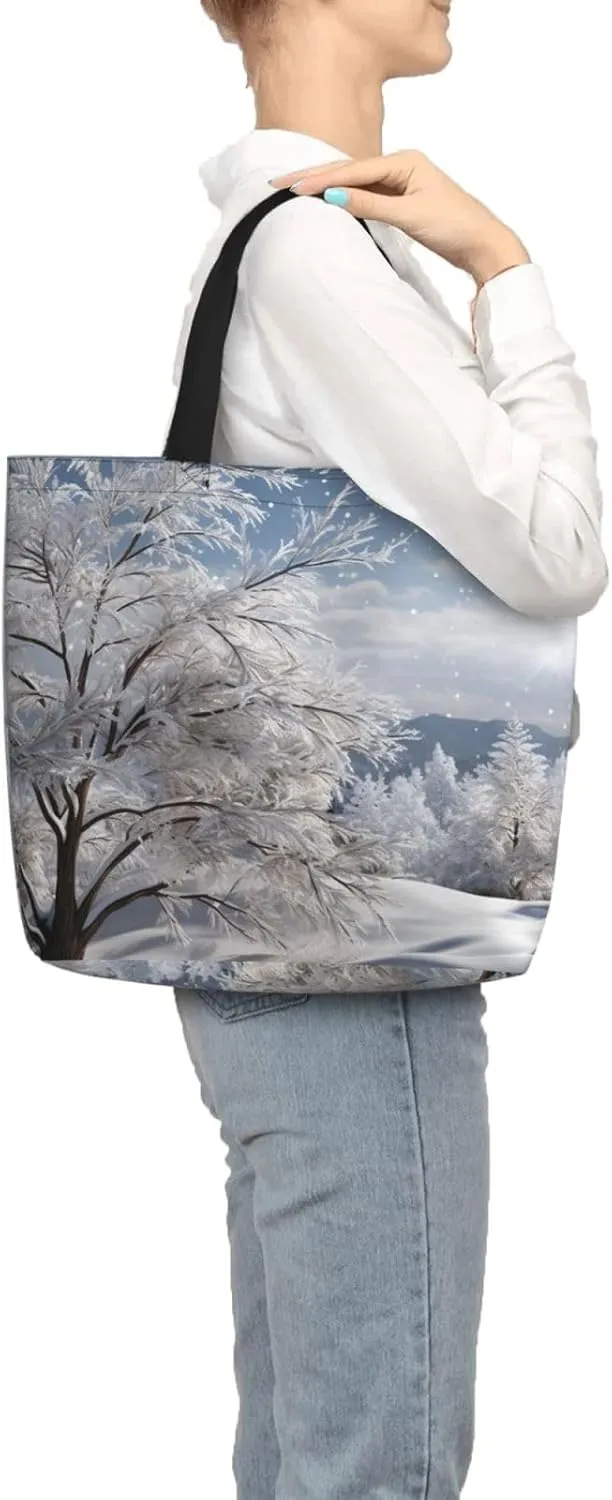 Tote Bag for Women Grocery Bag Reusable Shopping Bag Succulent Plant Handbag Foldable Shoulder Bag