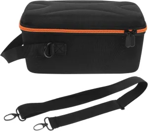Toyvian Box Speaker Storage Box Portable Speaker Storage Case Electronic Organizer Speaker Protectors Travel Carry Bag Speaker Dust Cover Speaker Protection Bag Speaker Hard Case Black