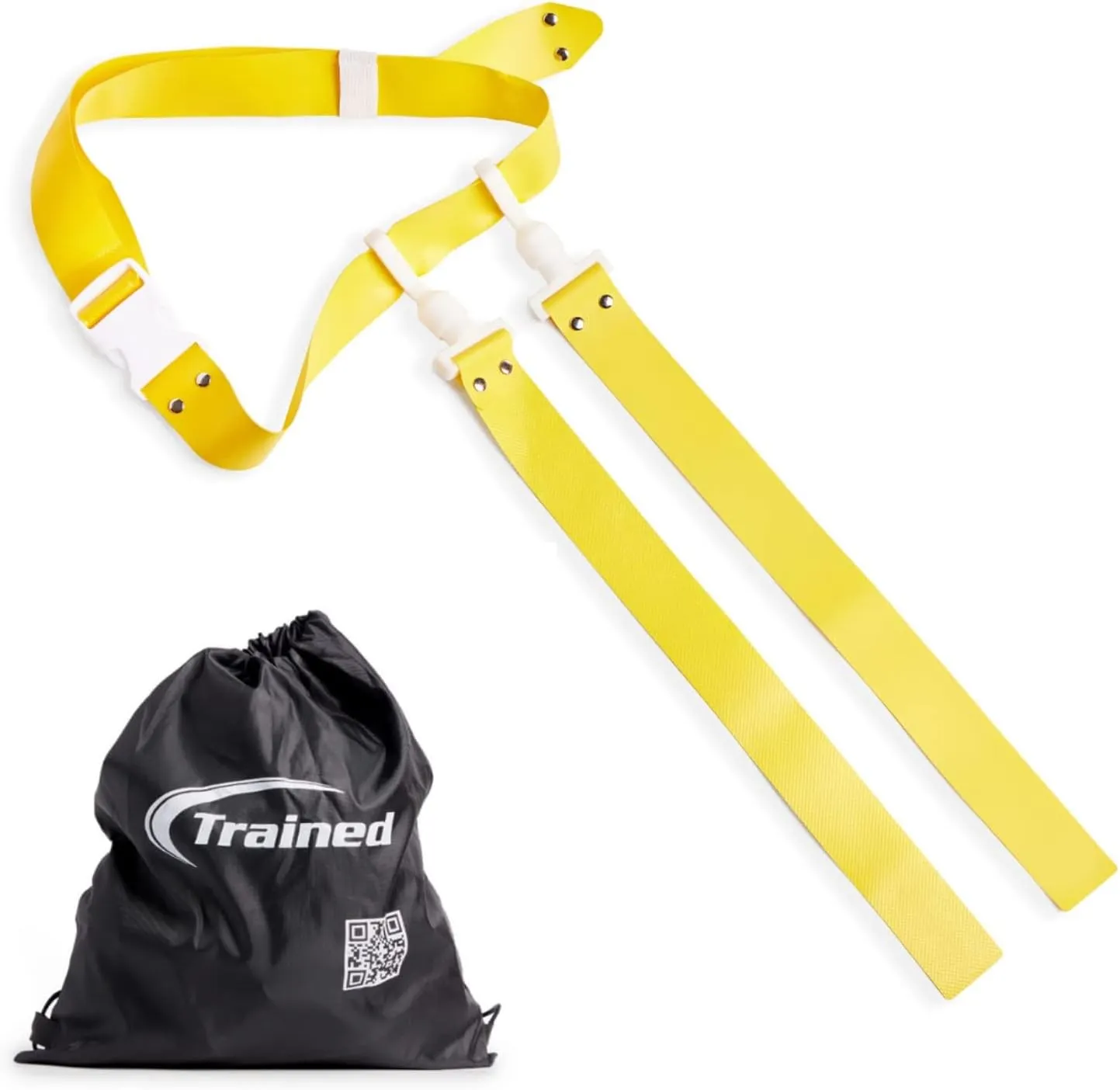 Trained 10 Man Flag Football Belts, 10 Player Adjustable Flag Football Set for Sports Teams, Training & Competition