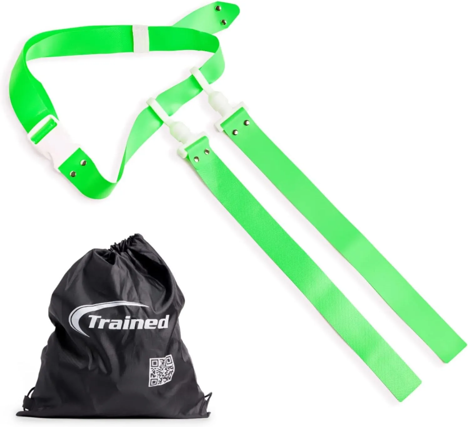 Trained 10 Man Flag Football Belts, 10 Player Adjustable Flag Football Set for Sports Teams, Training & Competition