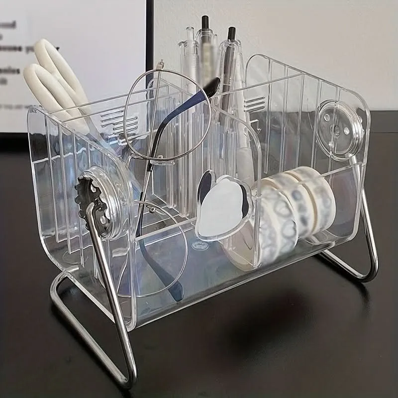 Transparent Acrylic Desk Organizer