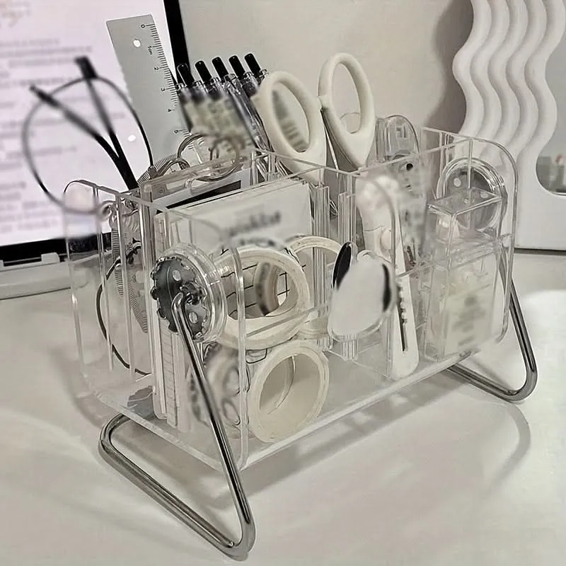 Transparent Acrylic Desk Organizer