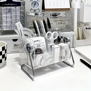 Transparent Acrylic Desk Organizer