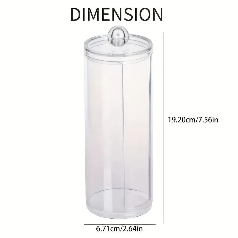 Transparent Acrylic Hairband and Makeup Organizer Box