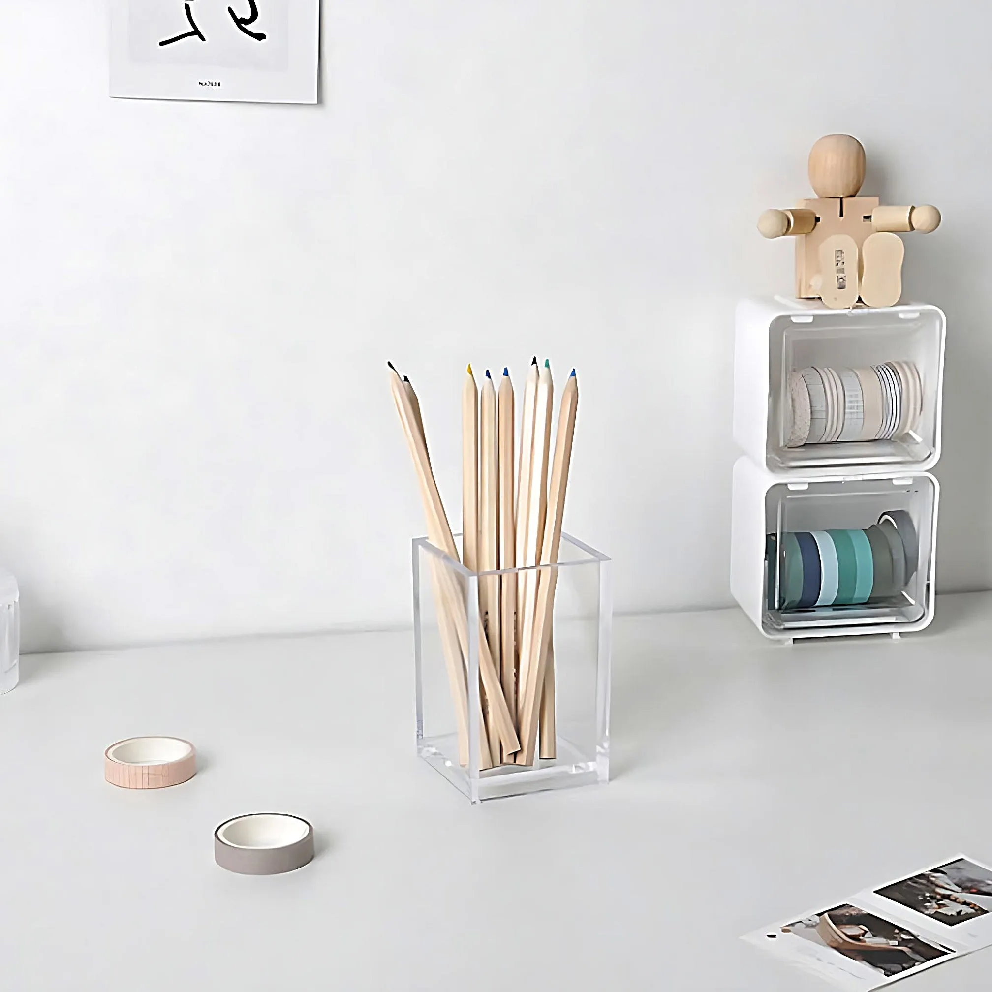 Transparent Pen Holder