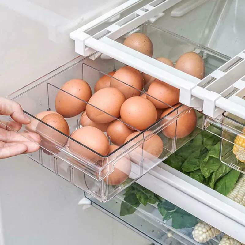 Transparent Refrigerator Organizer Bin Storage Box