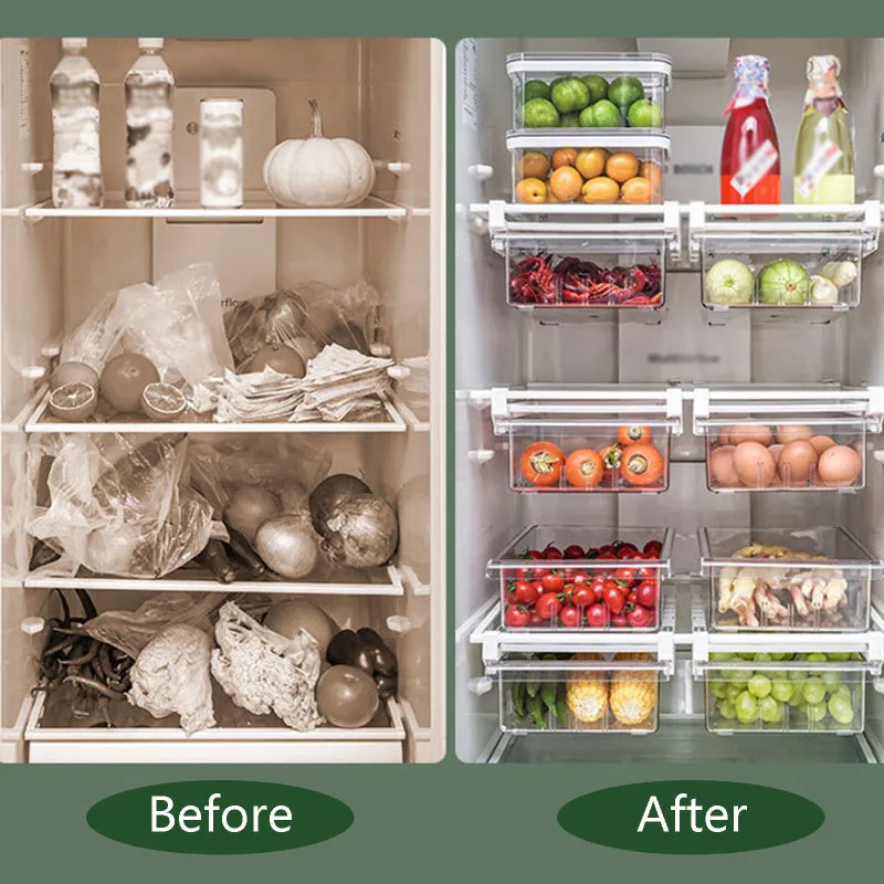 Transparent Refrigerator Organizer Bin Storage Box