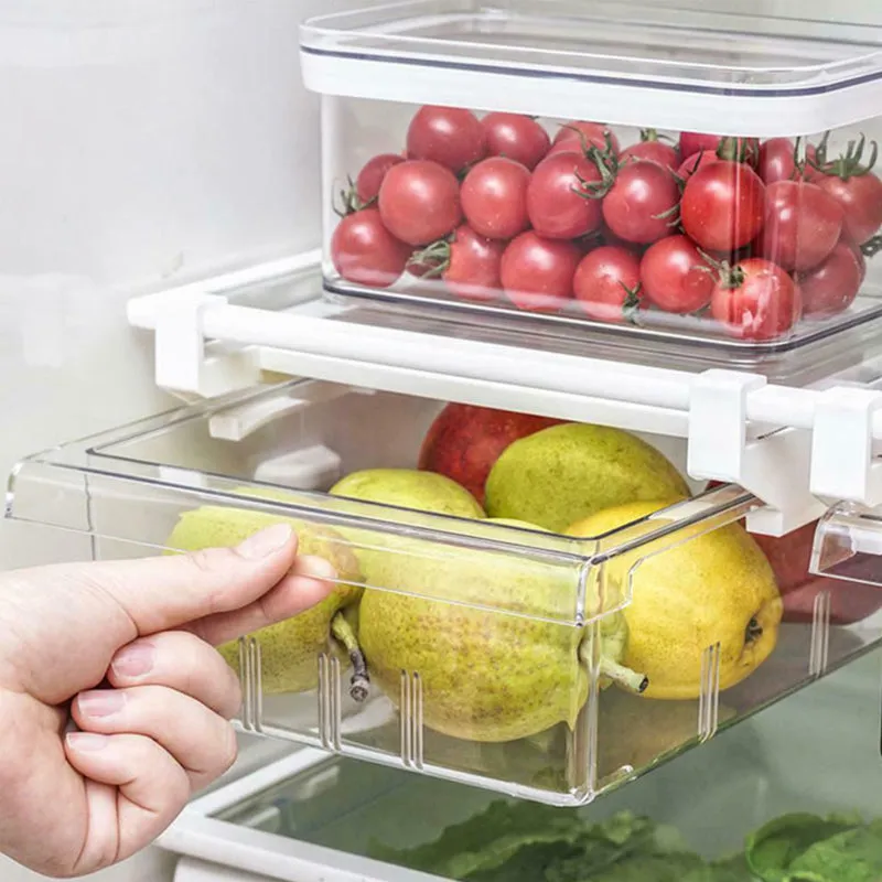 Transparent Refrigerator Organizer Bin Storage Box