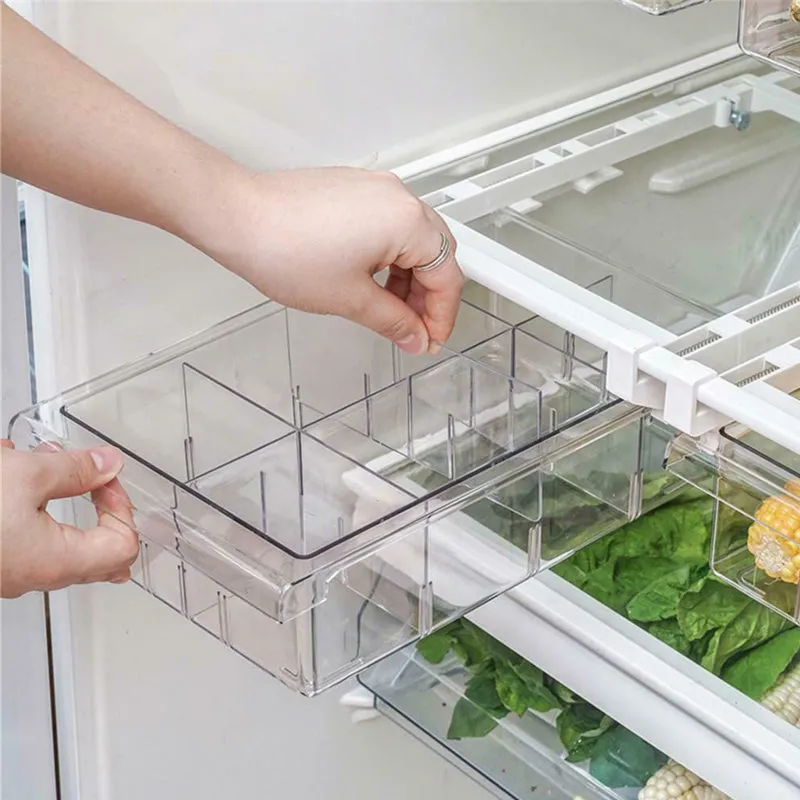 Transparent Refrigerator Organizer Bin Storage Box