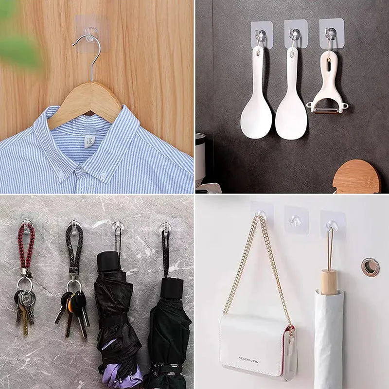 Transparent Self Adhesive Wall Hangers