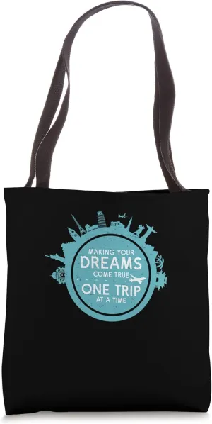 Travel Consultant Agent One Trip At A Time Tour Operator Tote Bag
