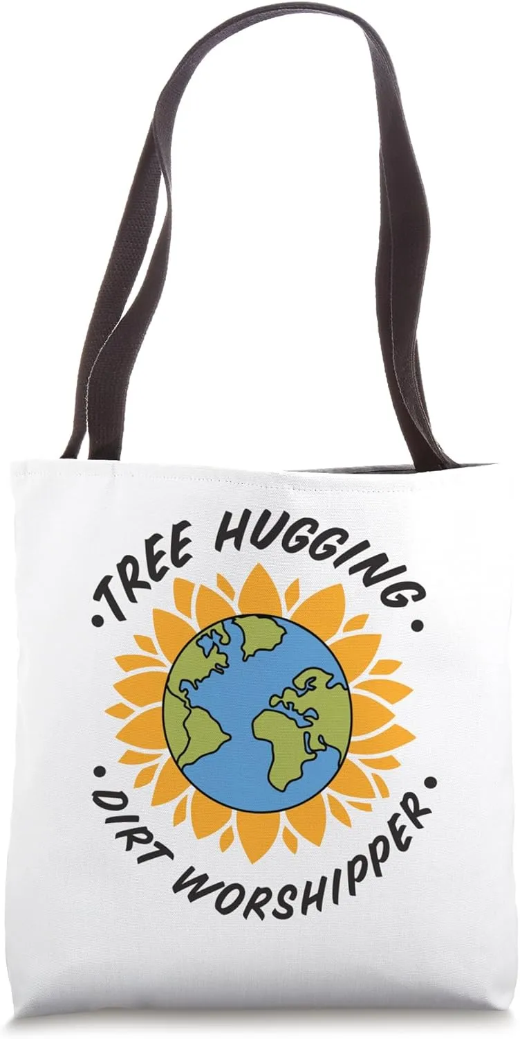 Tree hugging dirt worshipper Tote Bag