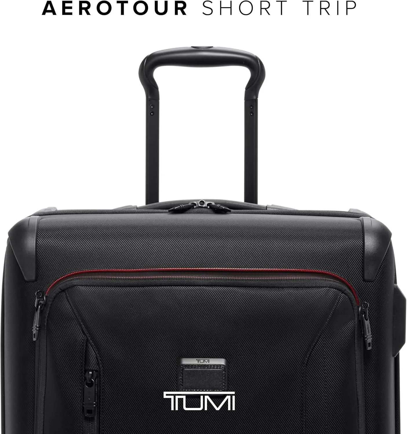 TUMI - Aerotour 4 Wheel Expandable Luggage - Men's and Women's Business and Leisure Travel Suitcase - 26" Short Trip Expandable Packing Case, Black