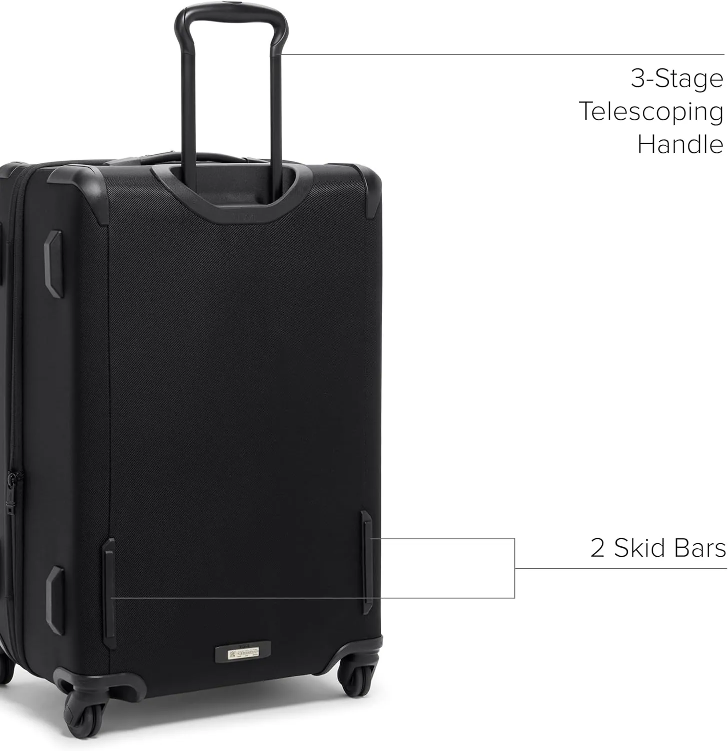 TUMI - Aerotour 4 Wheel Expandable Luggage - Men's and Women's Business and Leisure Travel Suitcase - 26" Short Trip Expandable Packing Case, Black