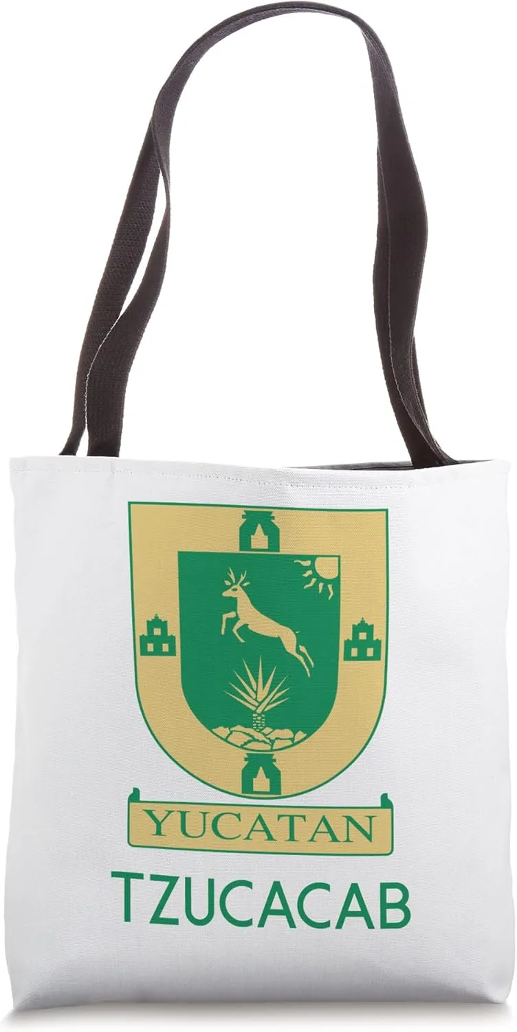 Tzucacab Yucatan Estado De Mexico Escudo Eagle Aguila Tote Bag