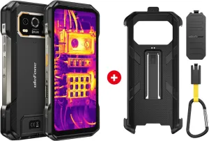 Ulefone Armor 27T Pro 5G Rugged Phone & Armor Case, Thermal Imaging 64MP 50MP Camera, 24GB 256GB MTK Dimensity 6300, 10600mAh(33W), 30W Wireless Charging, 6.78" FHD  120Hz Corning Gorilla Screen