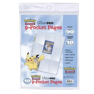 Ultra Pro - Pages de Classeur 9 Cases (10) - Pokemon