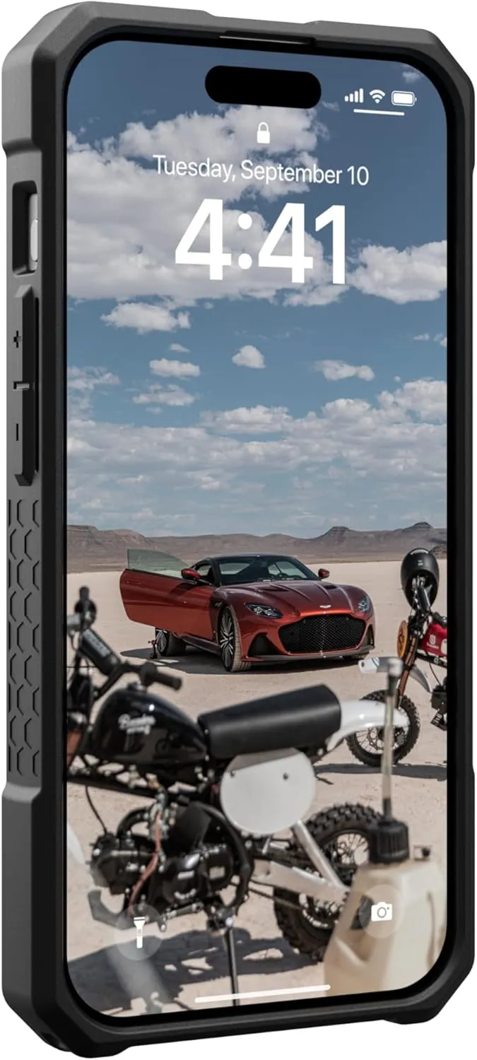 URBAN ARMOR GEAR UAG Case [Updated Ver.] Compatible with iPhone 15 Pro Case 6.1" Monarch Pro Mallard Built-in Magnet Compatible with MagSafe Charging Premium Rugged Military Grade Protective Cover