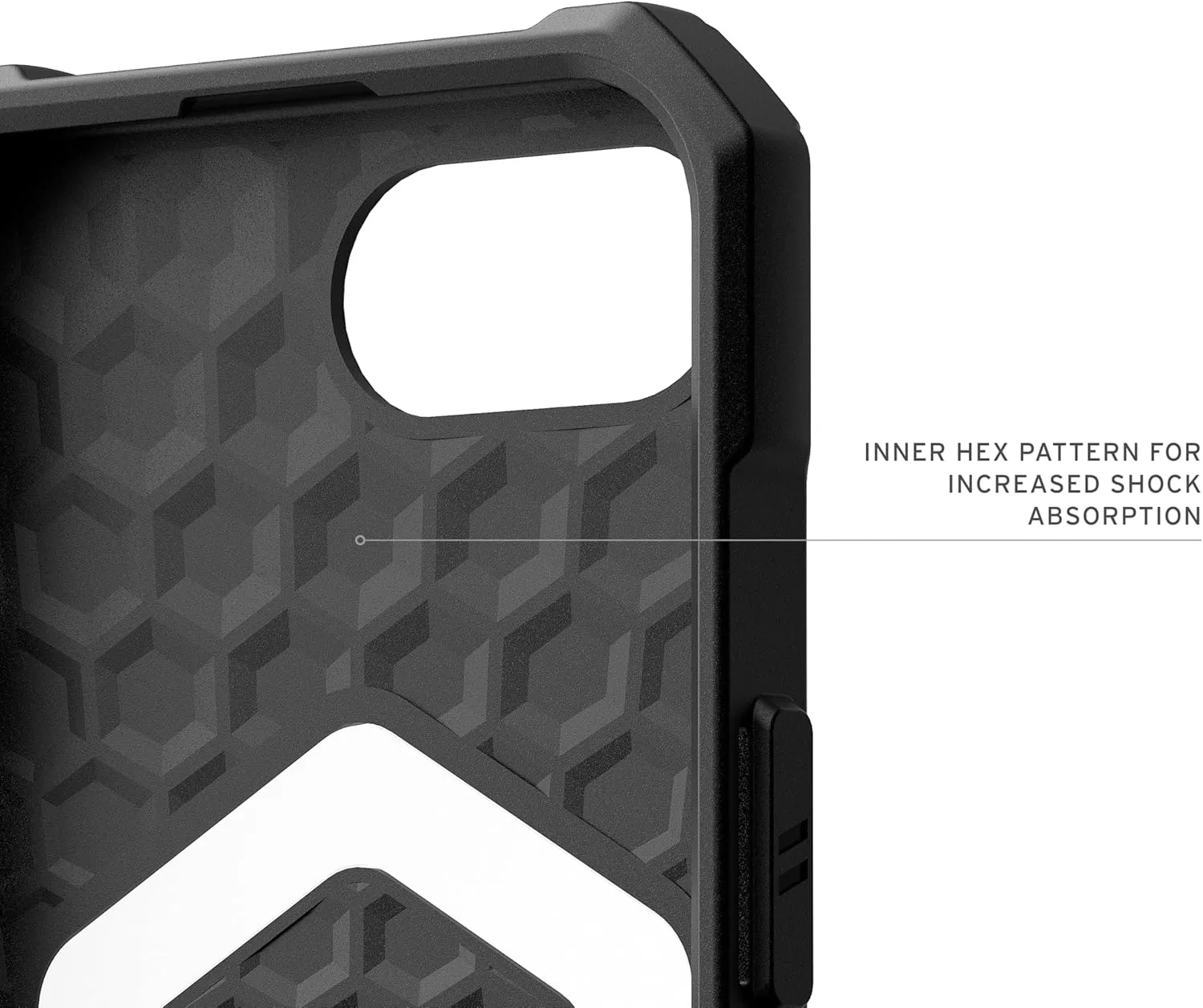 URBAN ARMOR GEAR UAG Designed for iPhone 16e Case Essential Armor - Compatible with MagSafe Rugged Military Grade Drop Proof Military Grade Drop Proof Protective Cover, Opaque Black
