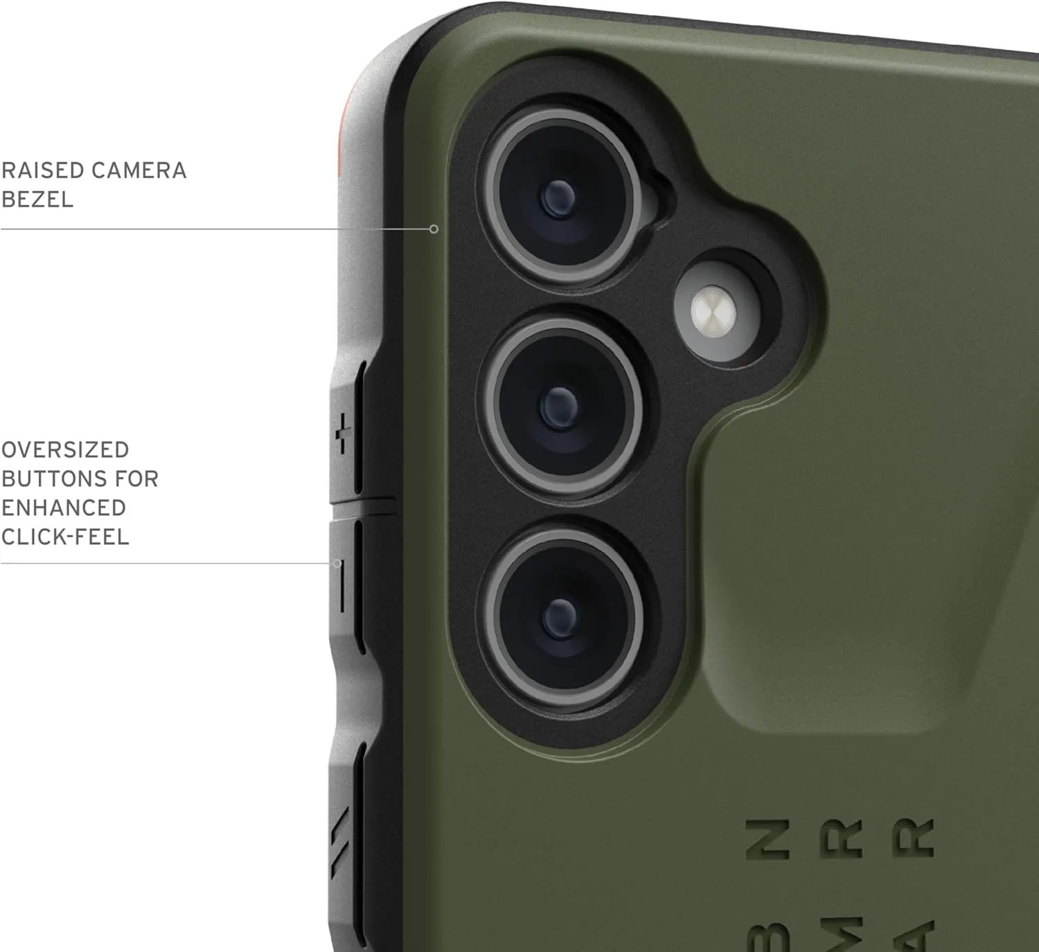 URBAN ARMOR GEAR UAG Designed for Samsung Galaxy S24 Case 6.2" Civilian Olive Drab, Rugged Military Drop-Proof Impact Resistant Non-Slip Protective Cover