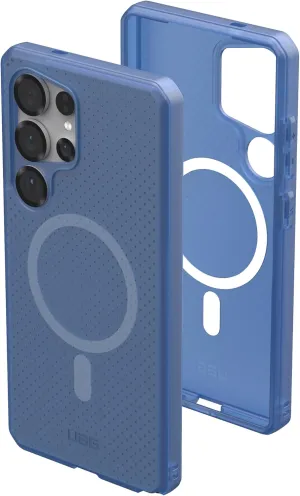 URBAN ARMOR GEAR UAG Designed for Samsung Galaxy S25 Ultra Case 6.8" DOT - Compatible with Magnetic Charging Slim Transparent Rugged Military Drop Tested Protective Cover, Cloud Blue
