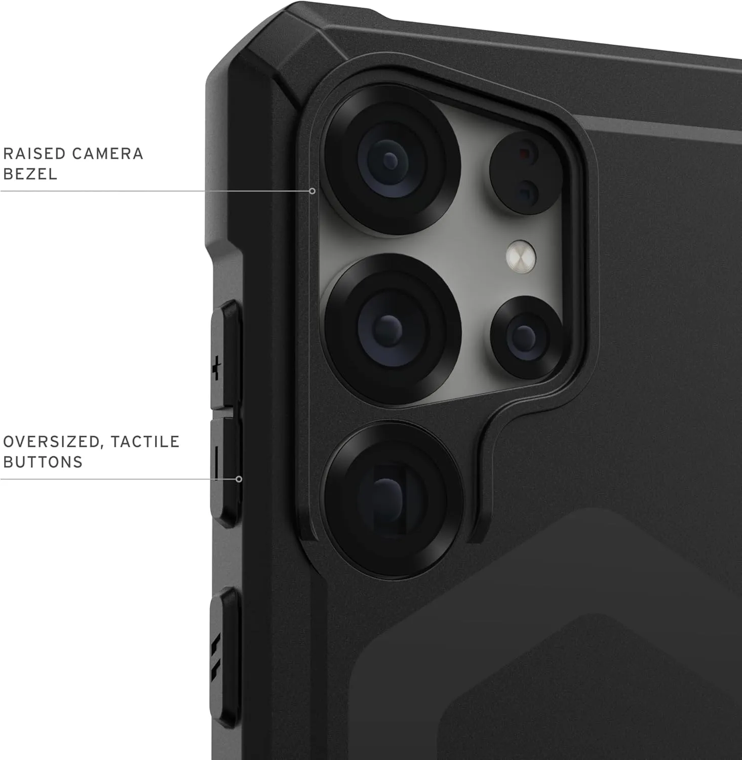 URBAN ARMOR GEAR UAG Designed for Samsung Galaxy S25 Ultra Case 6.8" Essential Armor - Compatible with Magnetic Charging Rugged Military Drop Tested Anti-Slip Protective Cover, Black